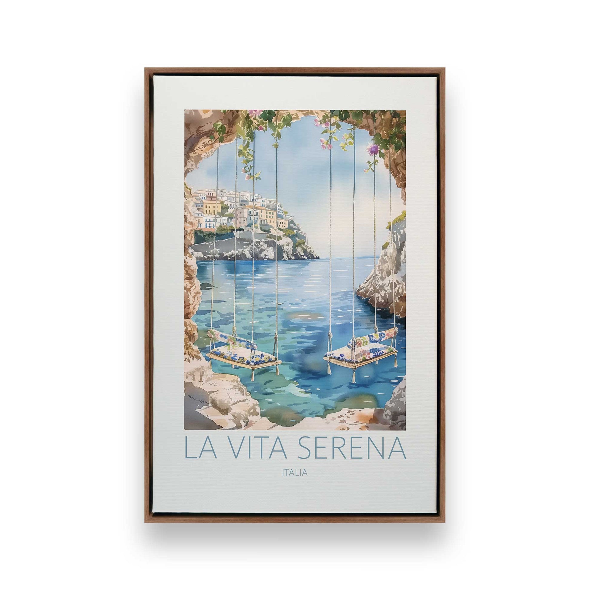 [Color:Walnut], Picture of art in a Walnut frame