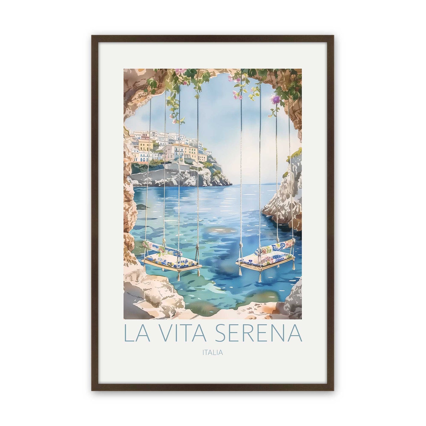 [Color:Belvinder Brown], Picture of art in a Belvinder Brown frame