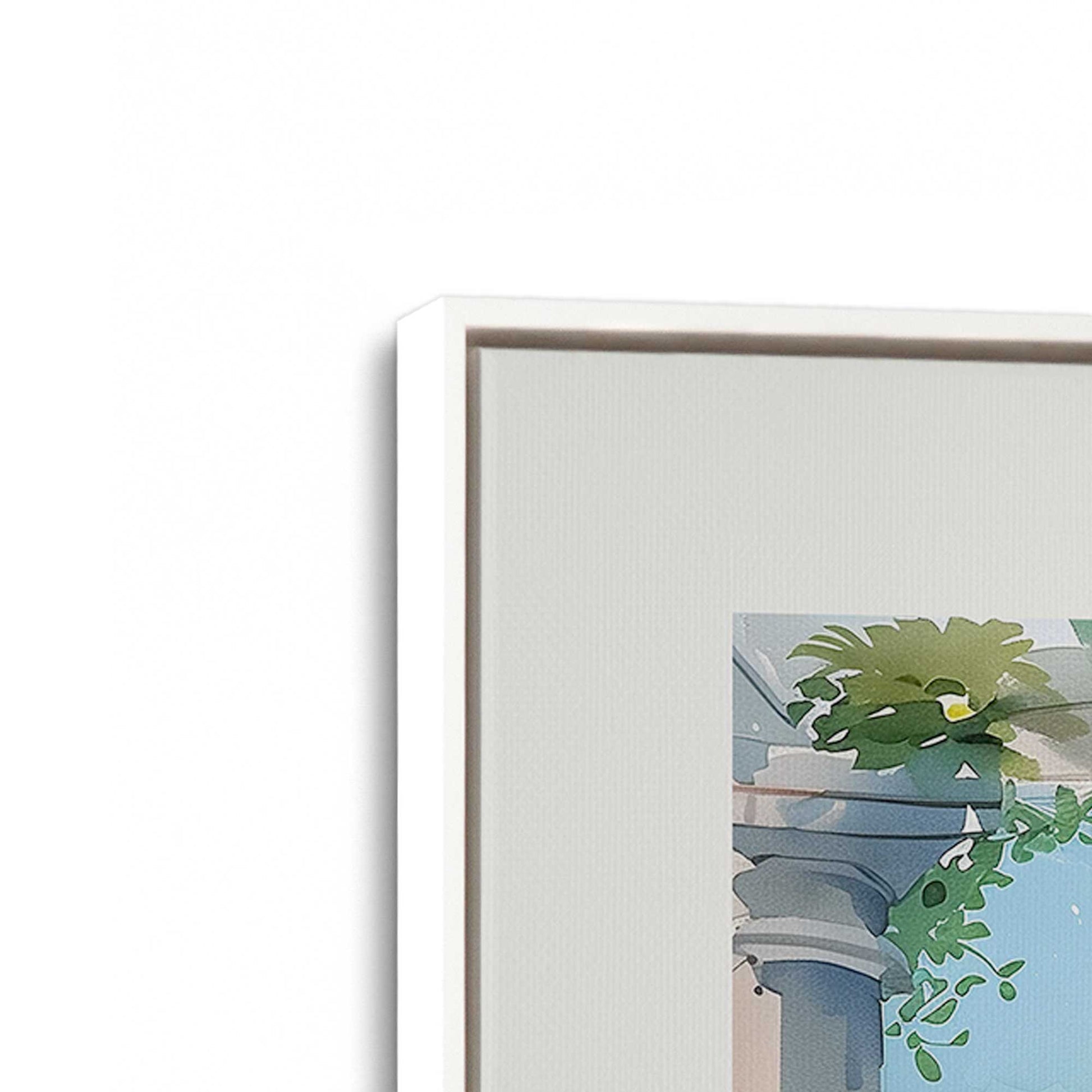 [Color:Opaque White], Picture of the corner of the art