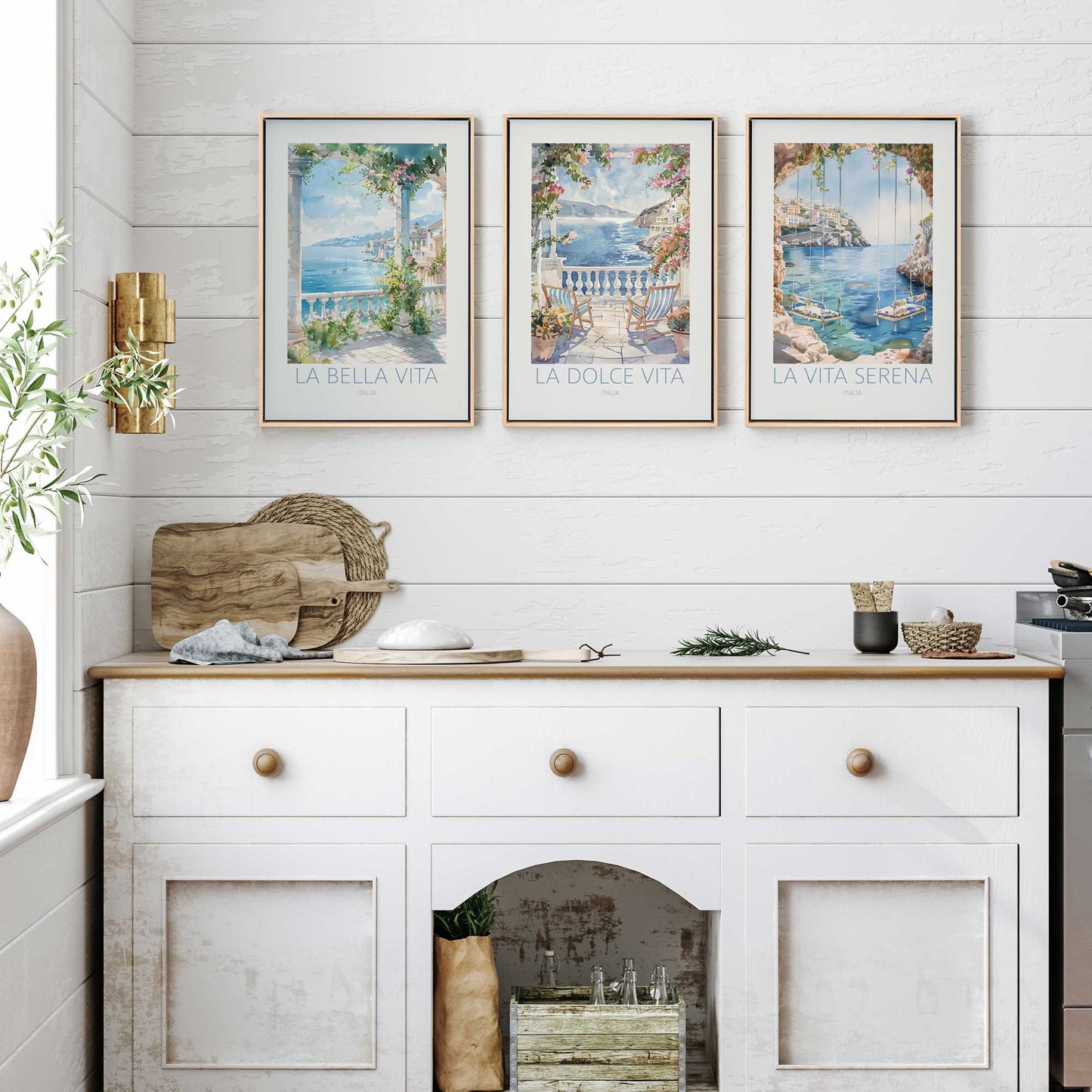 [Color:Opaque White], Picture of art in a White frame