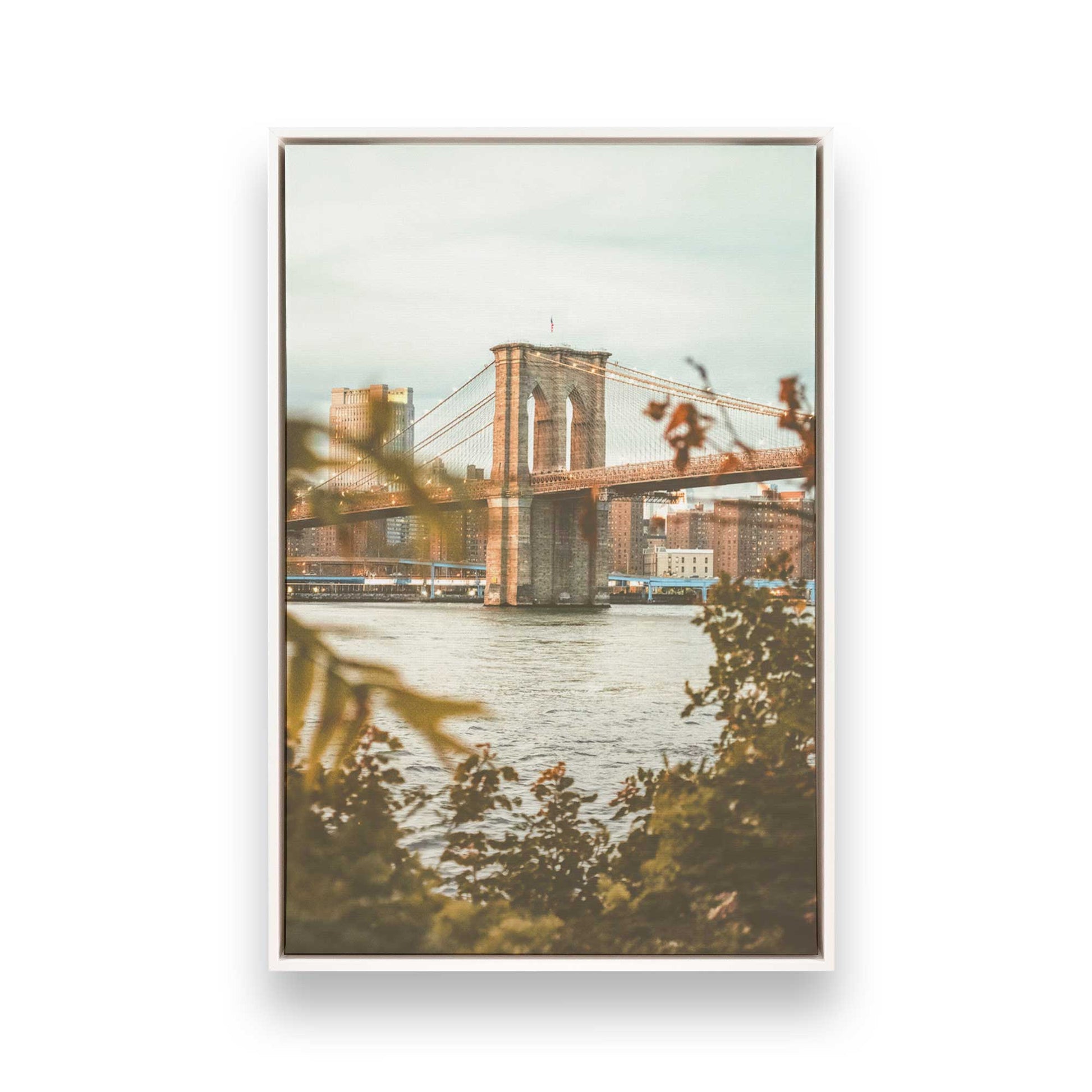 [Color:Opaque White], Picture of art in a White frame