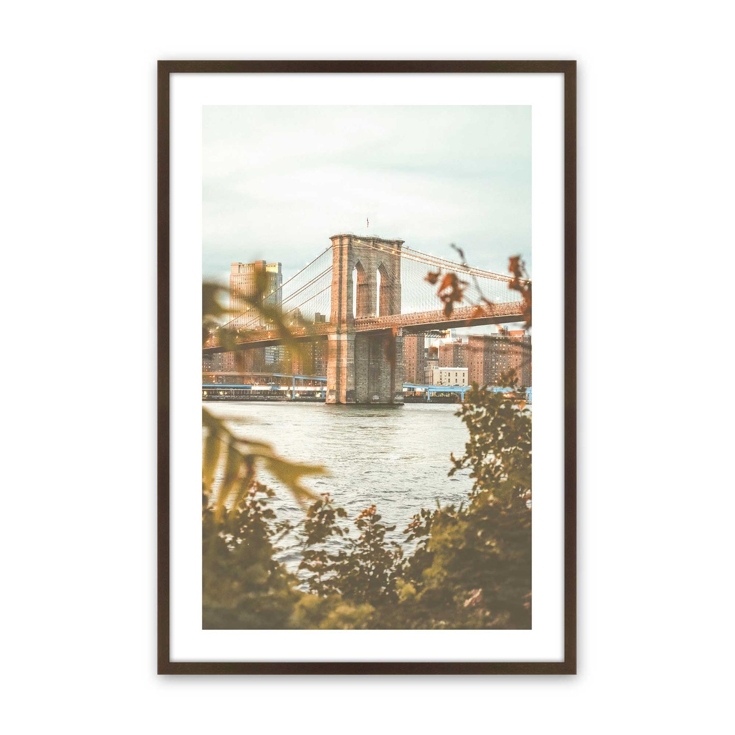 [Color:Belvinder Brown], Picture of art in a Belvinder Brown frame