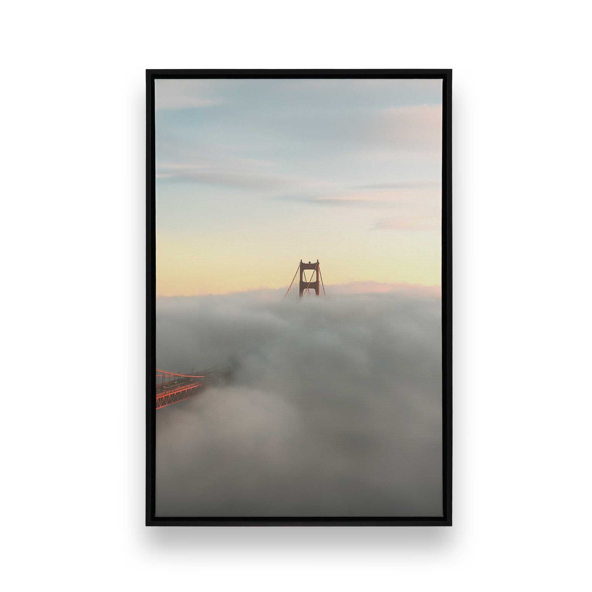[Color:Satin Black], Picture of art in a Satin Black frame
