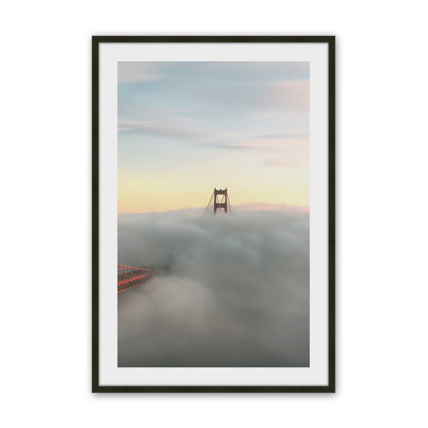 [Color:Satin Black], Picture of art in a Satin Black frame