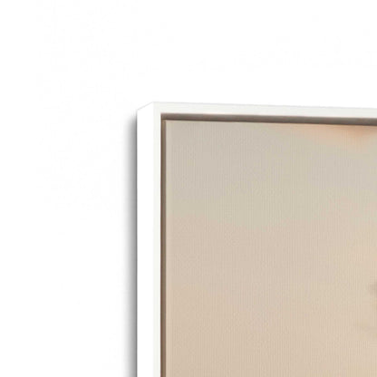 [Color:Opaque White], Picture of art in a White frame at an angle