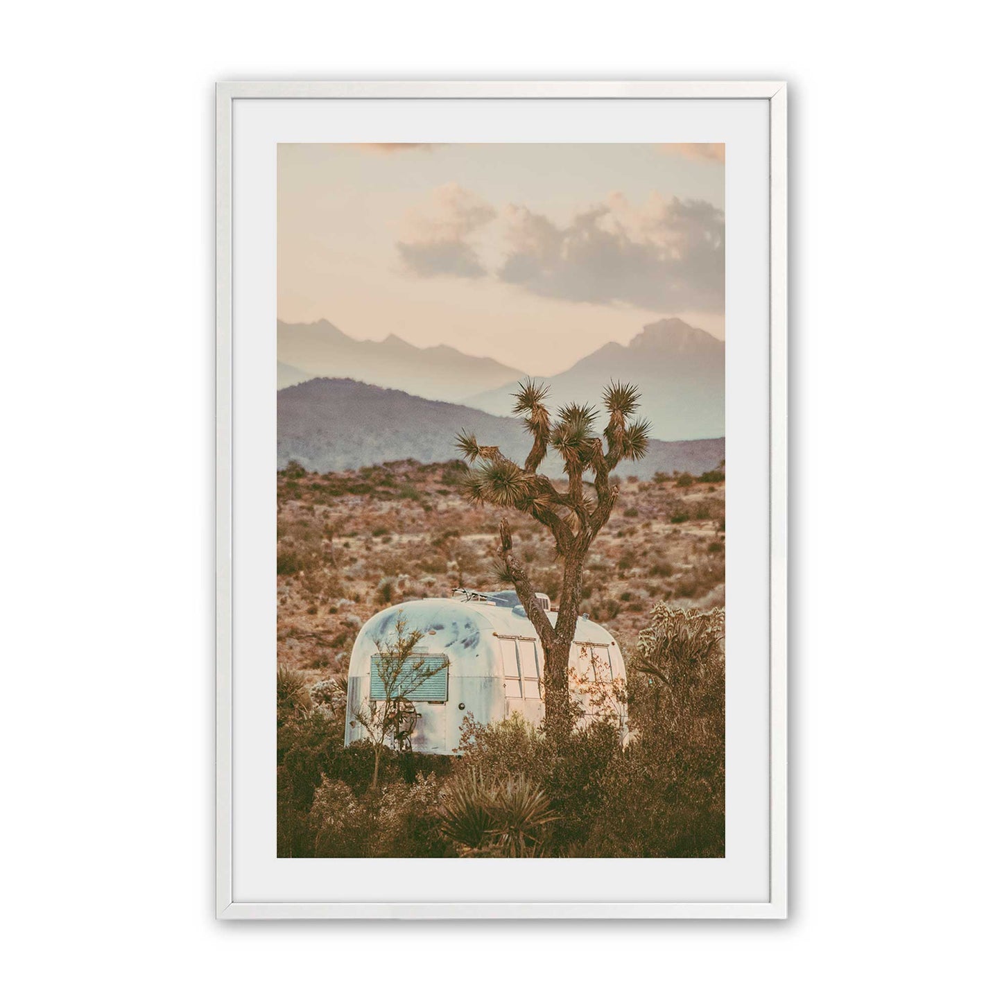 [Color:Opaque White], Picture of art in a Opaque White frame