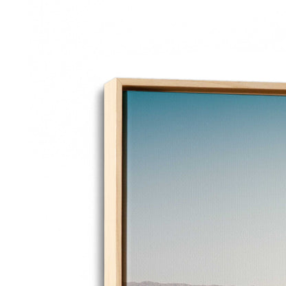 [Color:American Maple], Picture of art in a American Maple frame at an angle