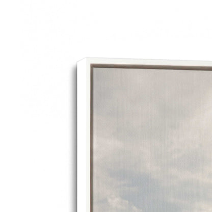 [Color:Opaque White], Picture of art in a White frame at an angle