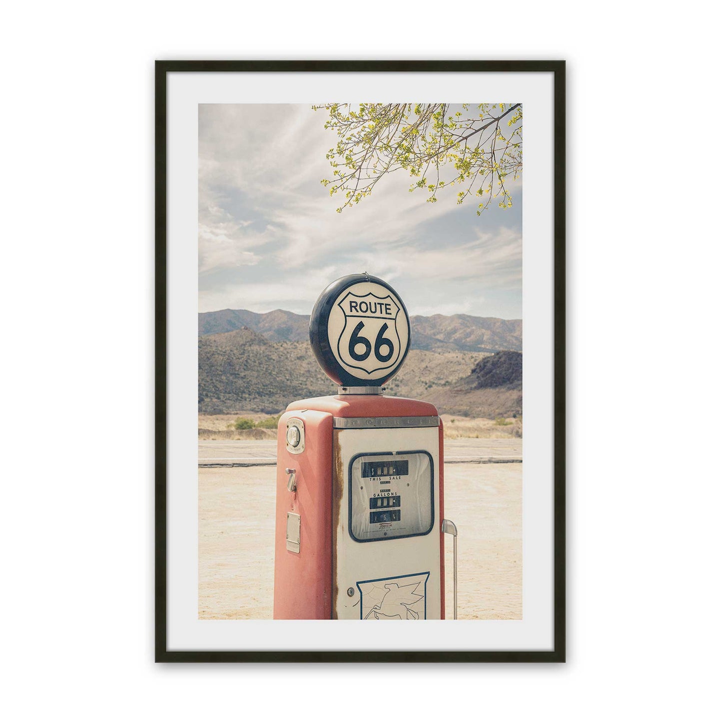 [Color:Satin Black], Picture of art in a Satin Black frame