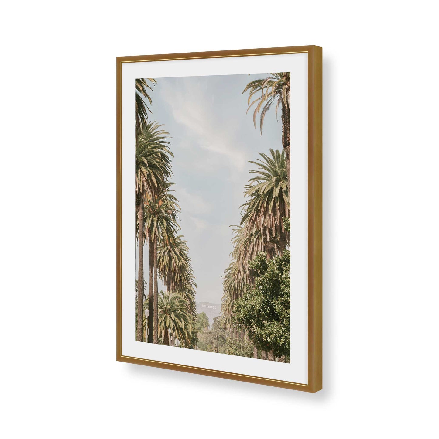 [Color:Polished Gold], Picture of art in a Polished Gold frame of the corner