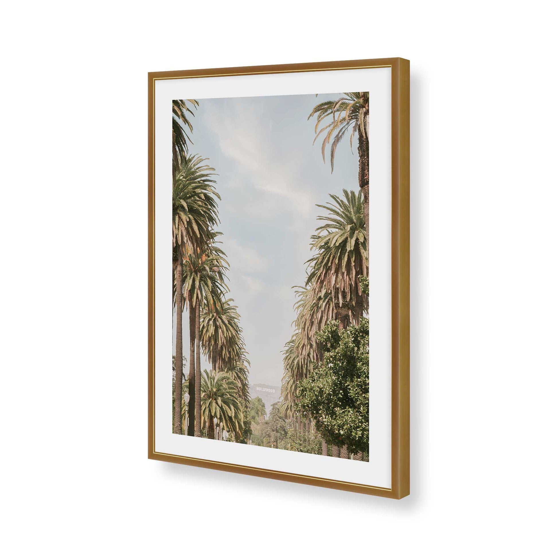 [Color:Polished Gold], Picture of art in a Polished Gold frame of the corner