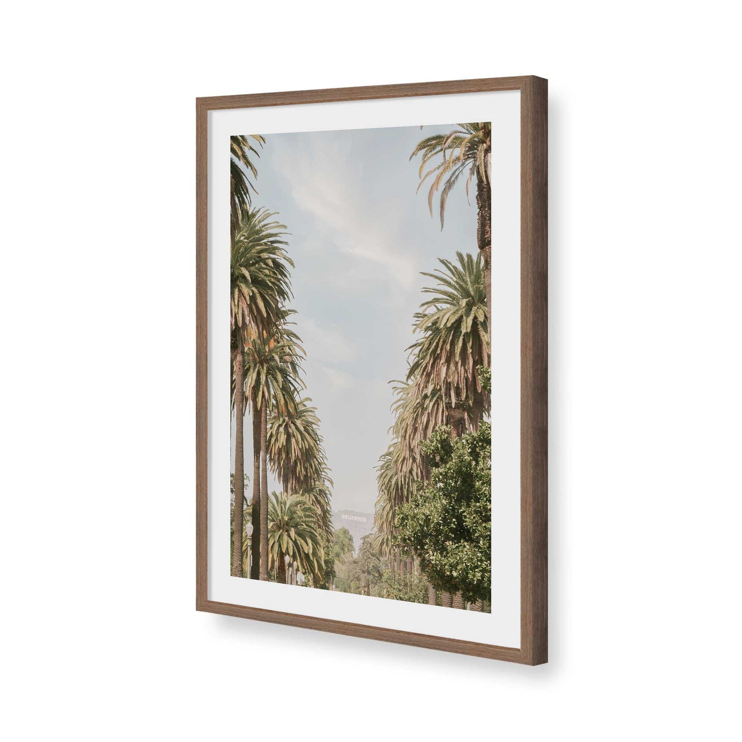 [Color:Walnut], Picture of art in a Walnut frame of the corner