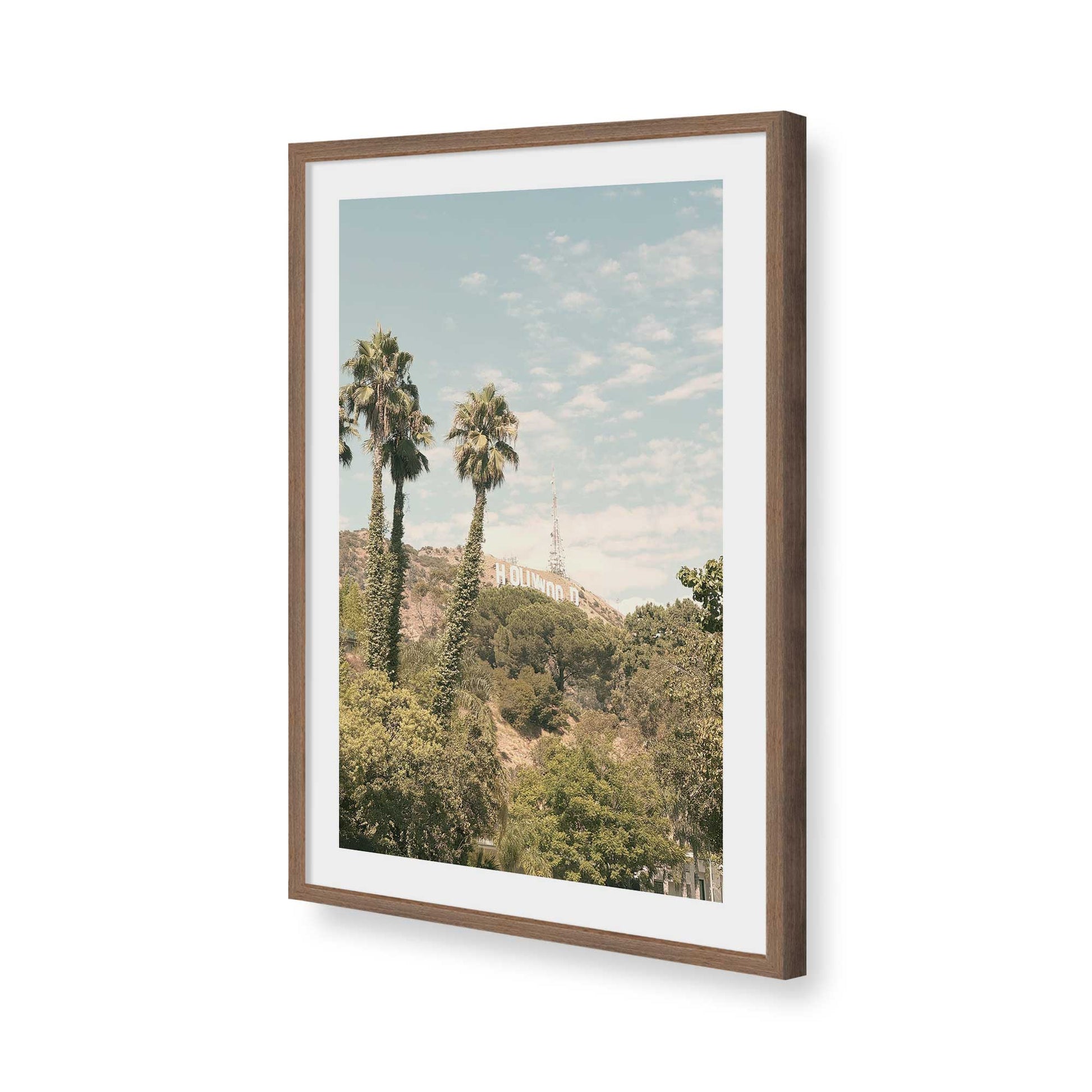 [Color:Walnut], Picture of art in a Walnut frame of the corner