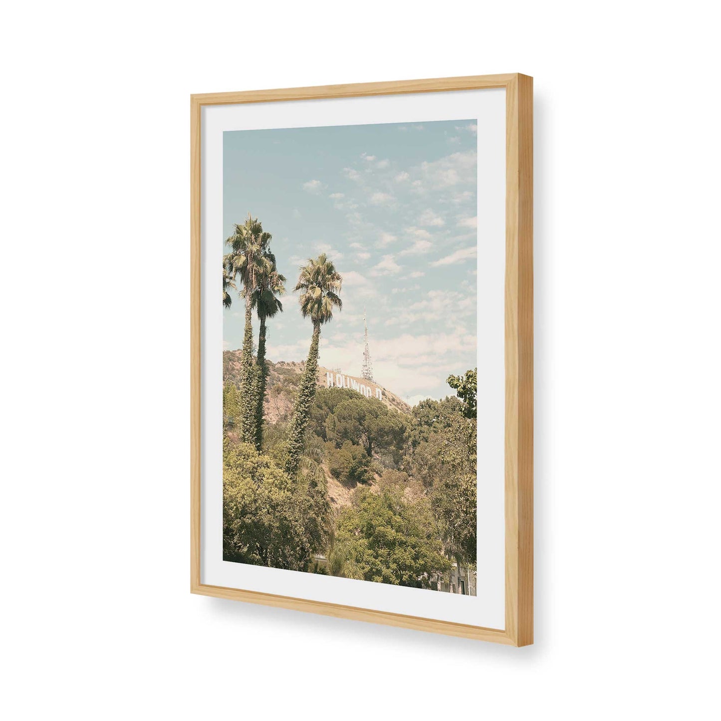 [Color:American Maple], Picture of art in a American Maple frame of the corner
