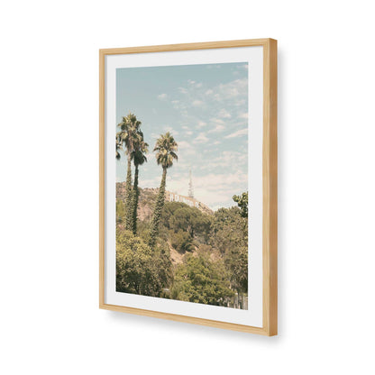 [Color:American Maple], Picture of art in a American Maple frame of the corner