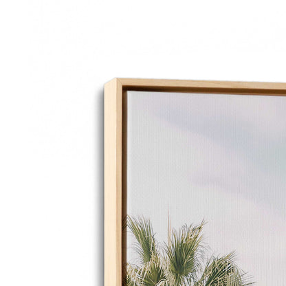 [Color:American Maple], Picture of art in a American Maple frame at an angle