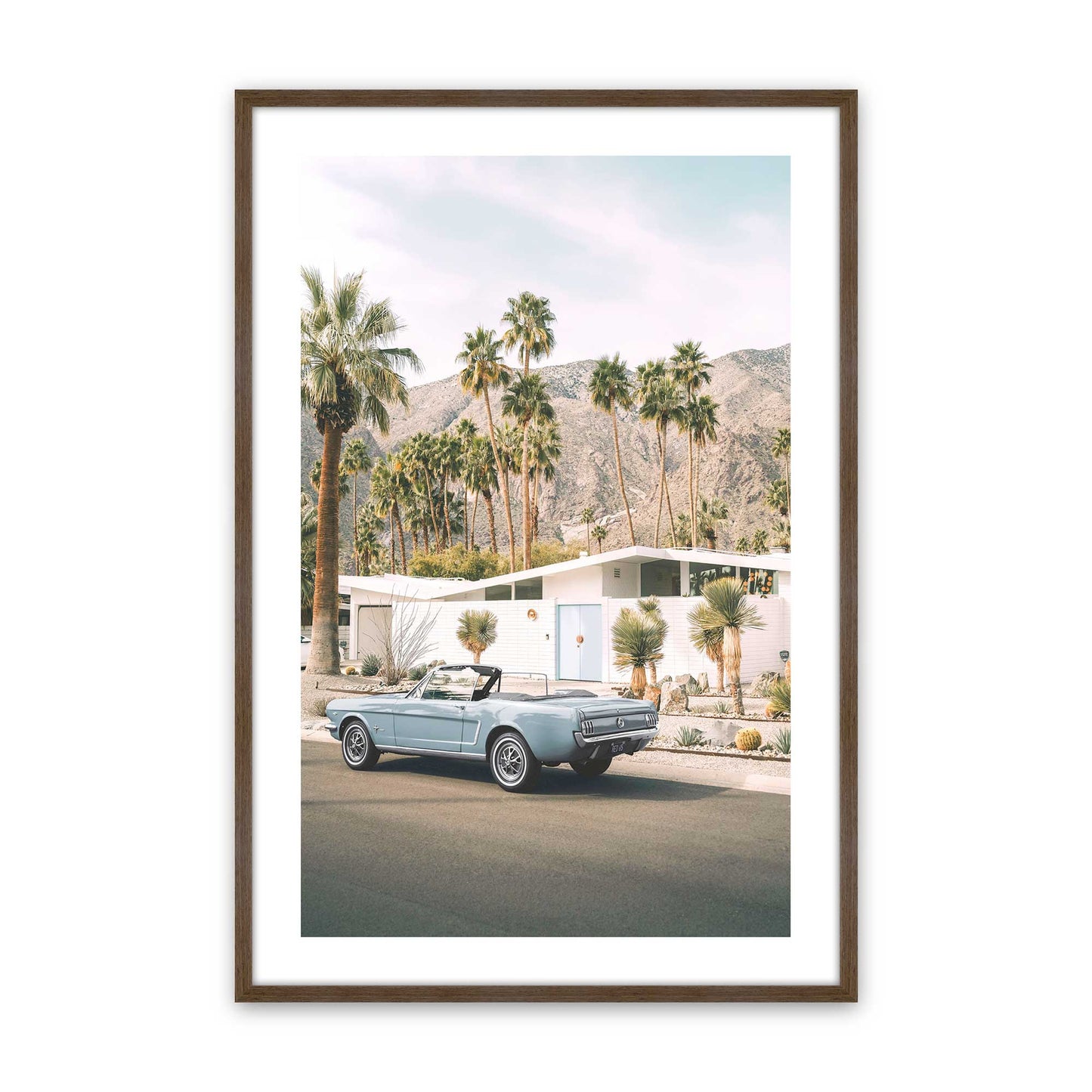 [Color:Walnut], Picture of art in a Walnut frame