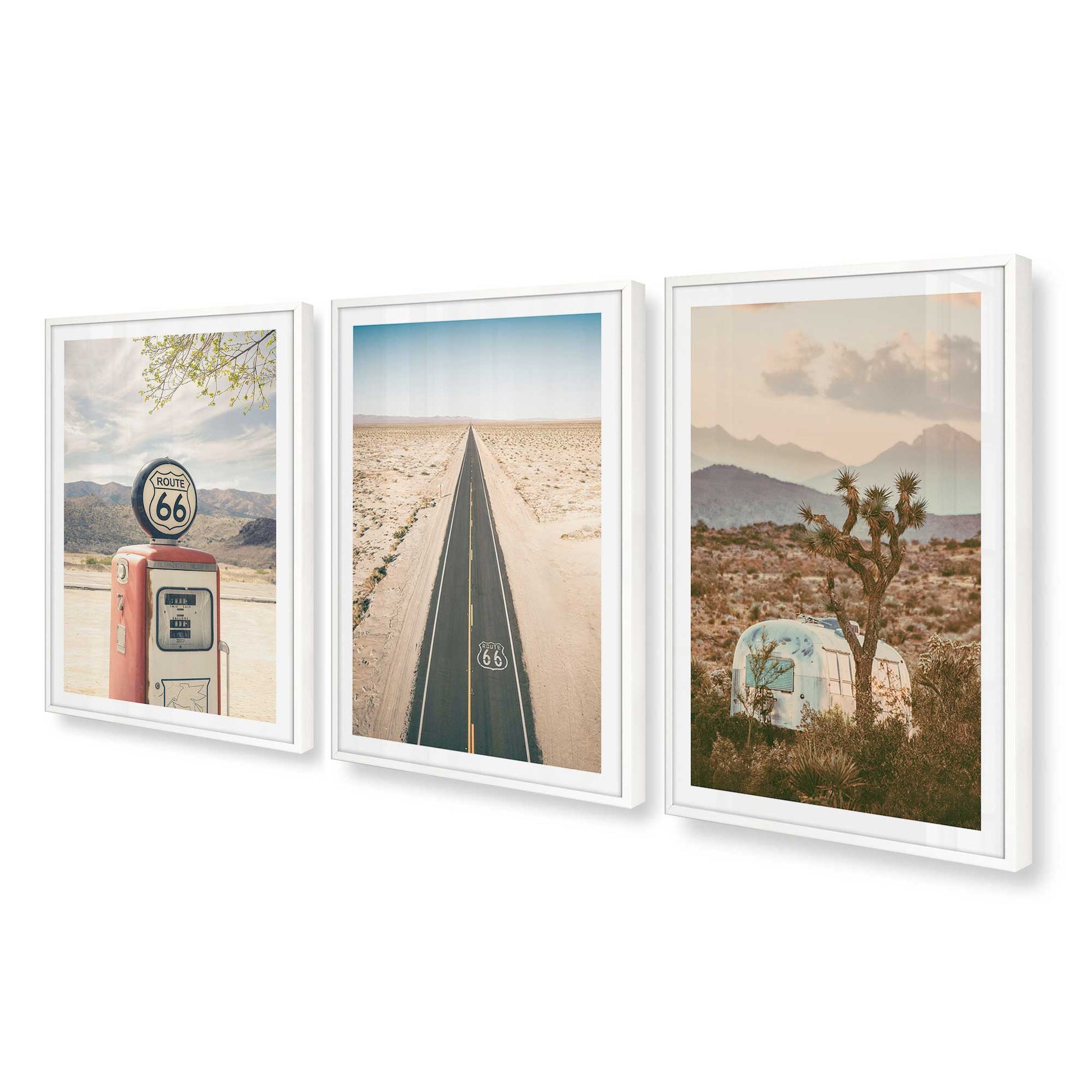 [Color:Opaque White], Picture of art in an Opaque White frame at an angle