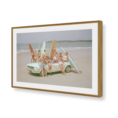 [Color:Polished Gold], Picture of art in a Polished Gold frame of the corner