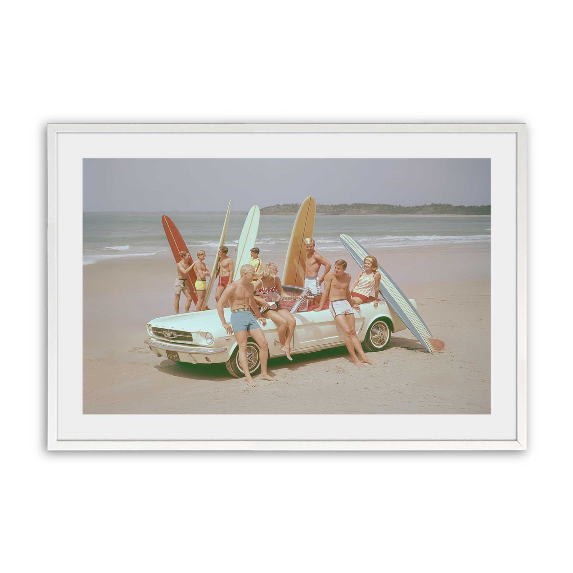 [Color:Opaque White], Picture of art in a Opaque White frame