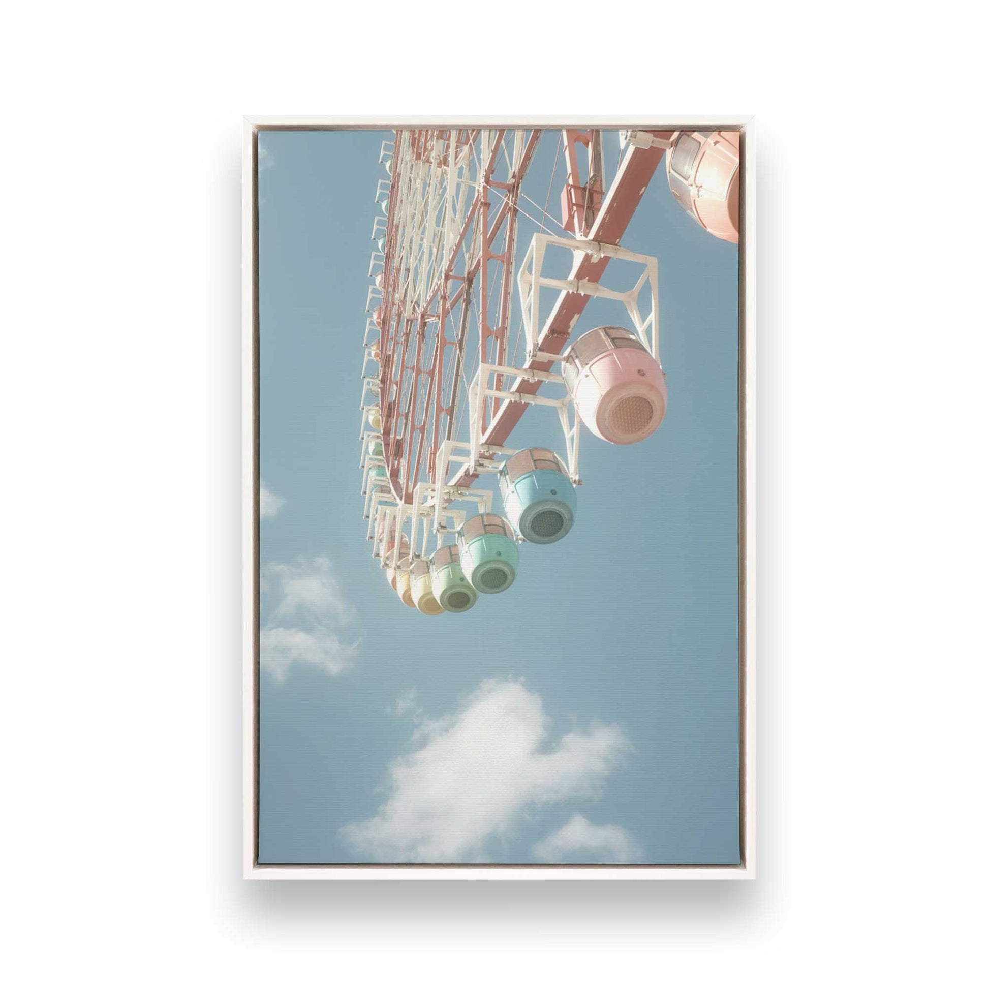 [Color:Opaque White], Picture of art in a White frame