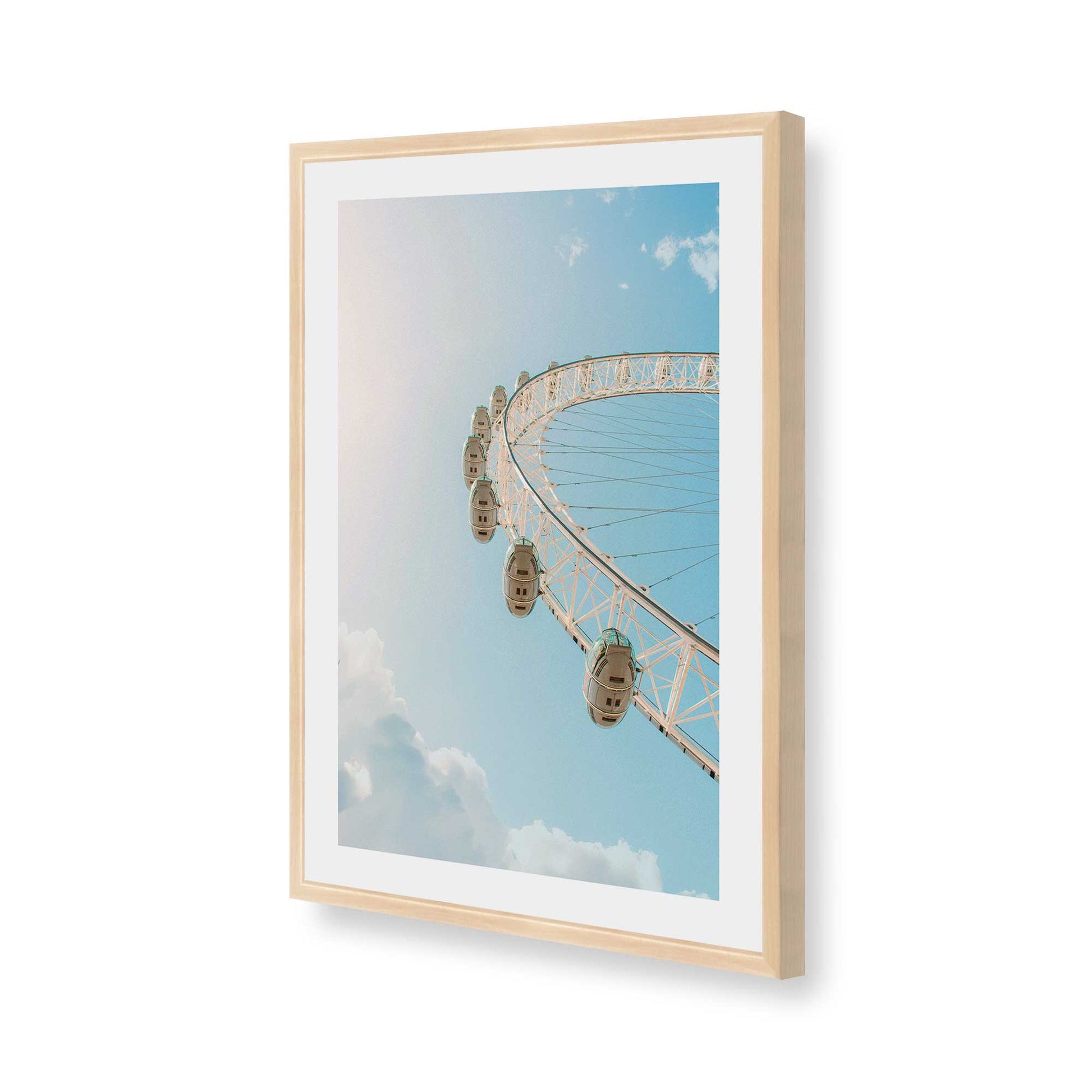 [Color:Raw Maple], Picture of art in a Raw Maple frame of the corner