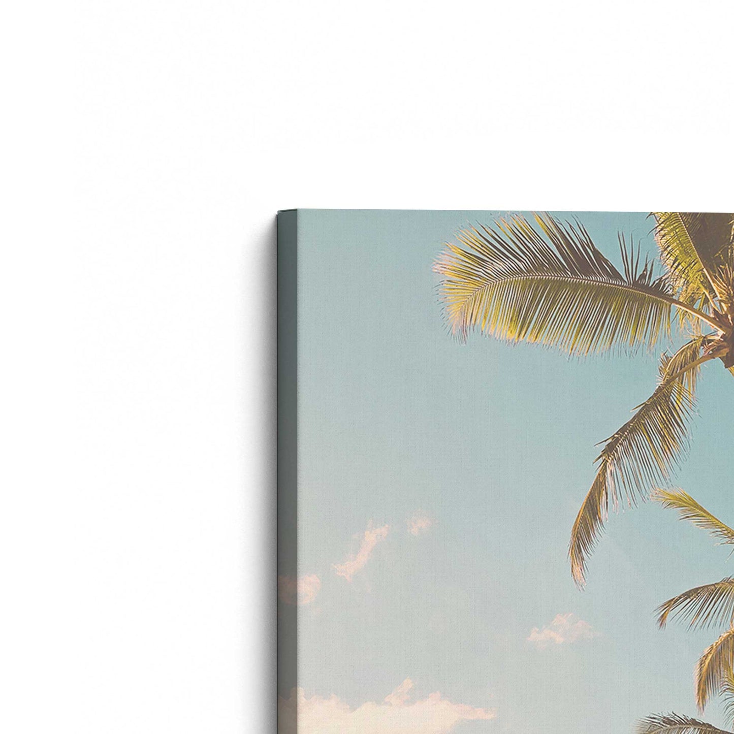 [Color:Stretched Canvas], Picture of the corner of the art