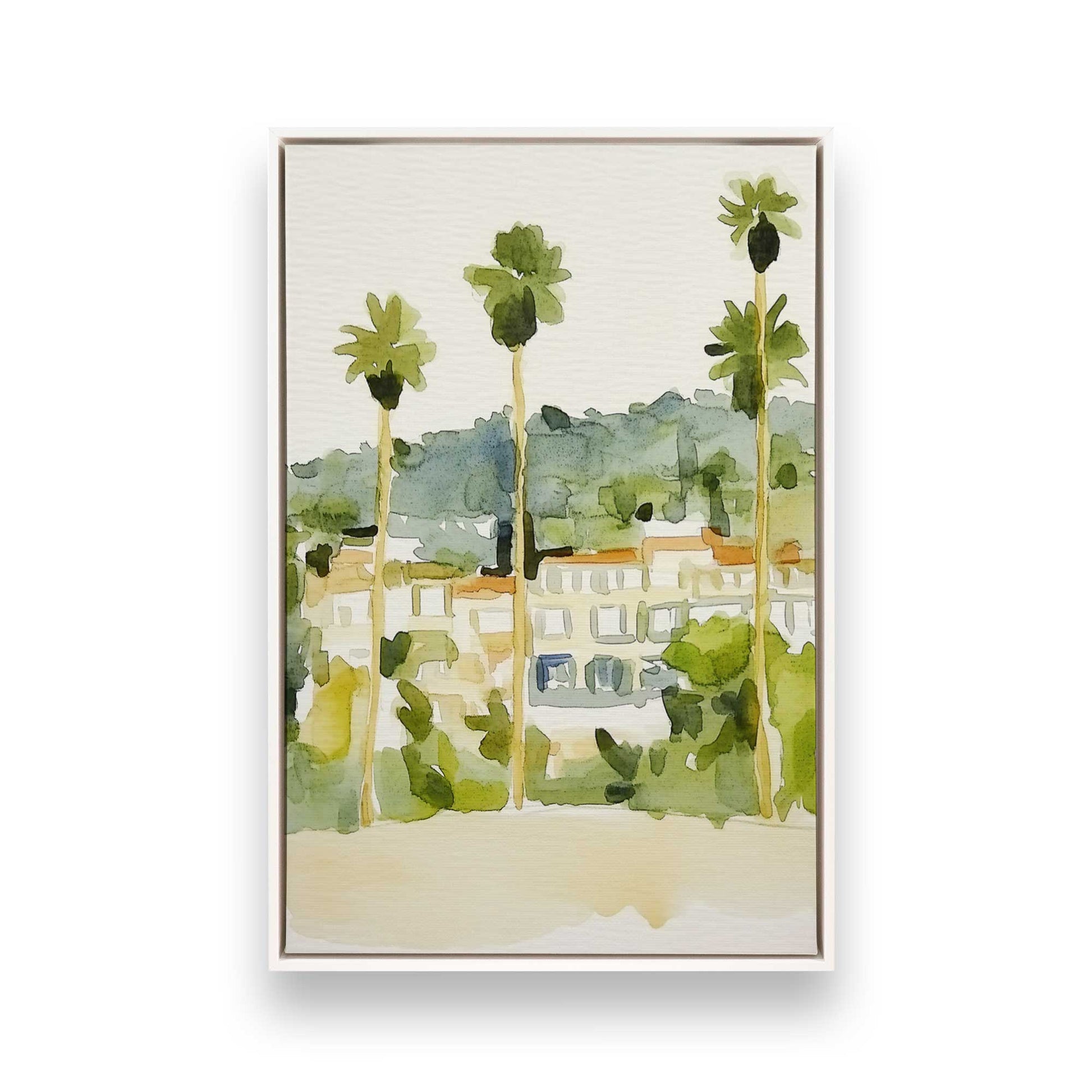 [Color:Opaque White], Picture of art in a White frame