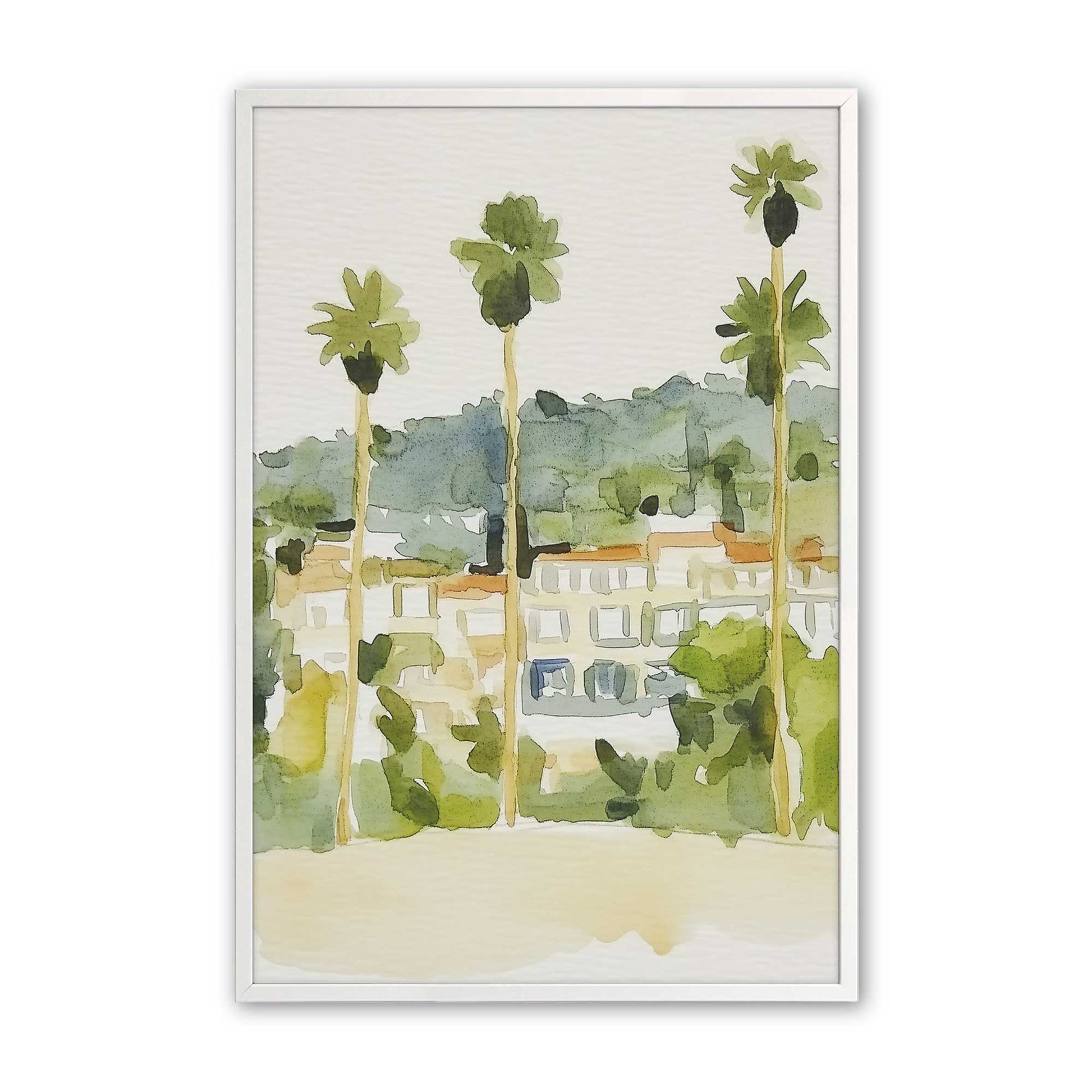 [Color:Opaque White], Picture of art in a Opaque White frame