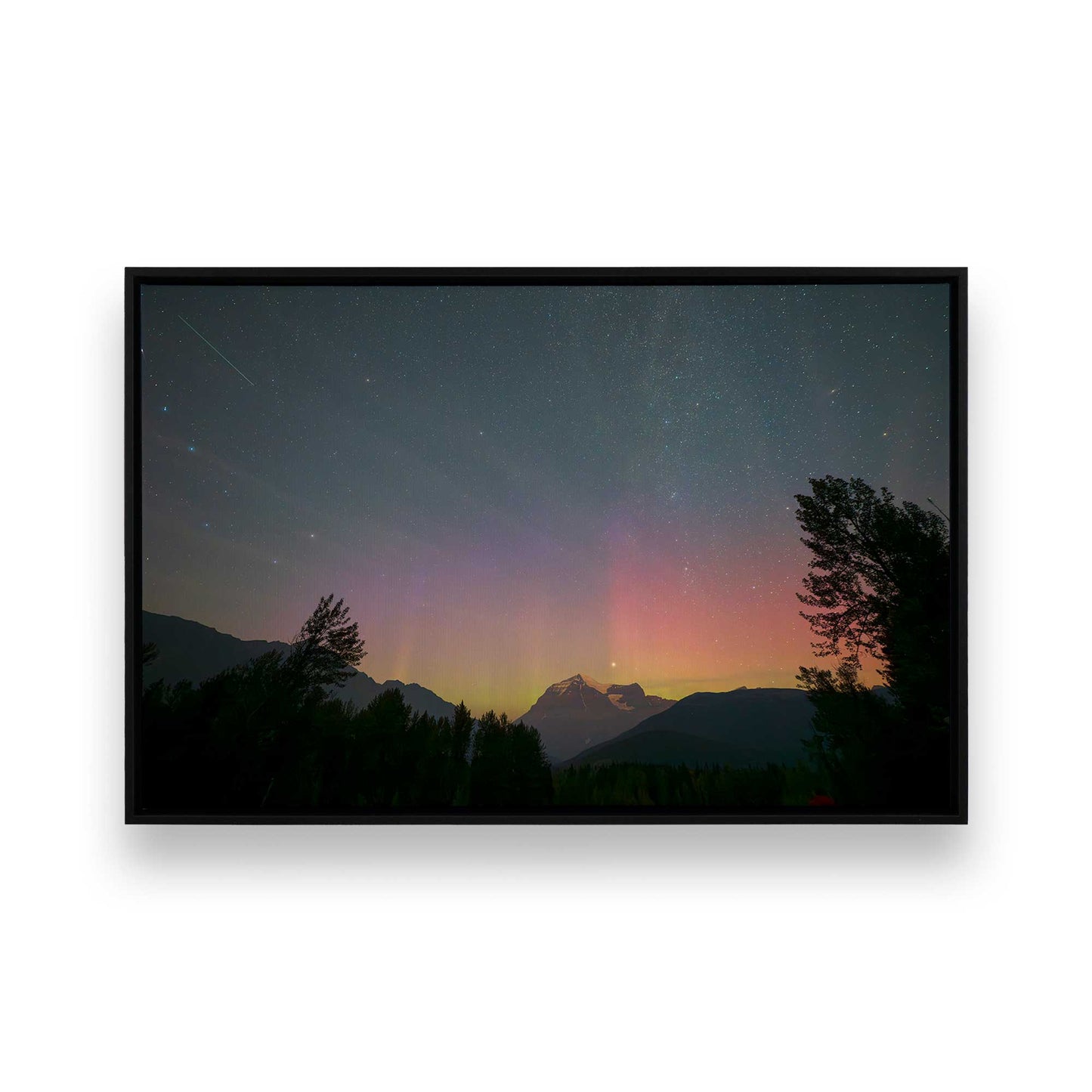 [Color:Satin Black], Picture of art in a Satin Black frame