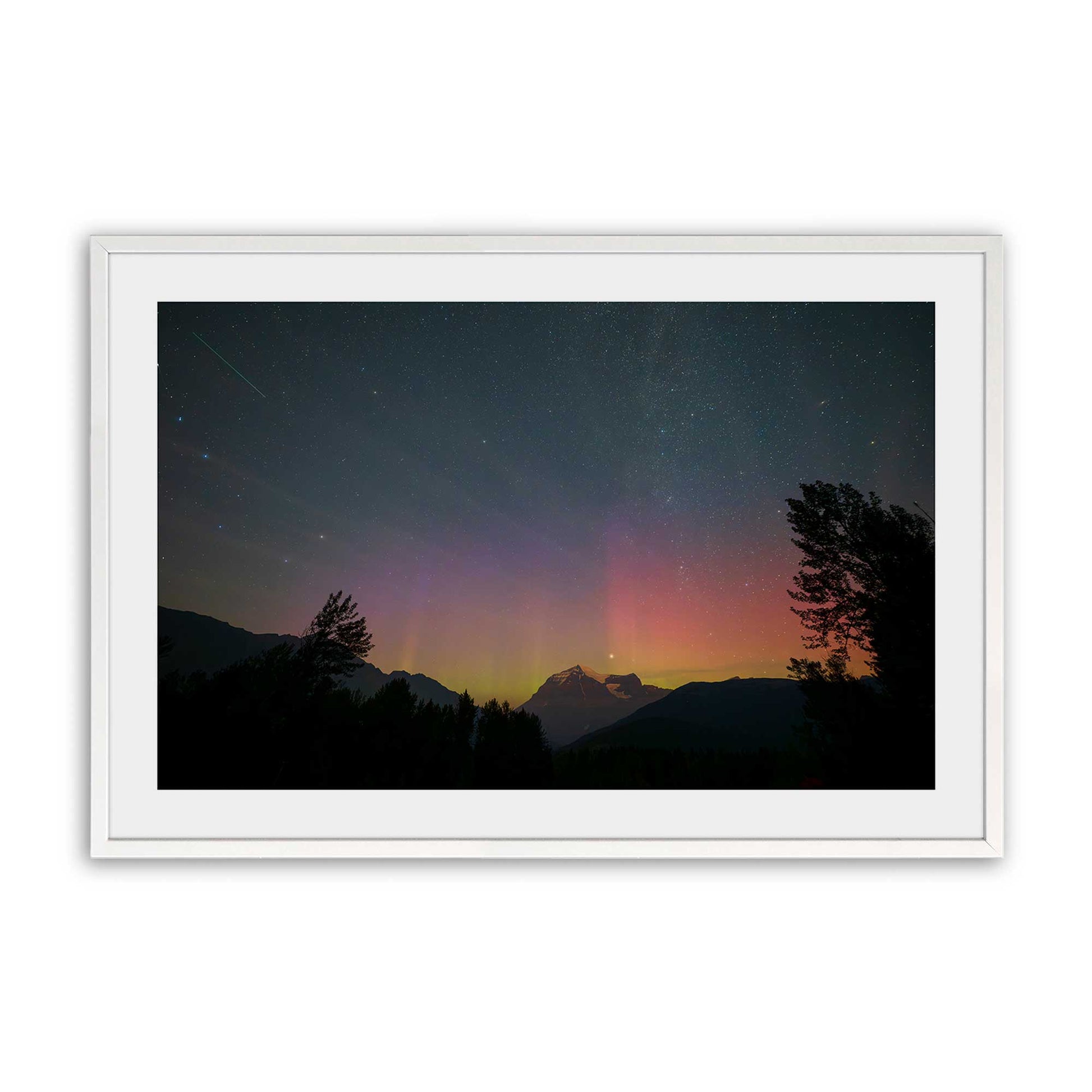 [Color:Opaque White], Picture of art in a Opaque White frame