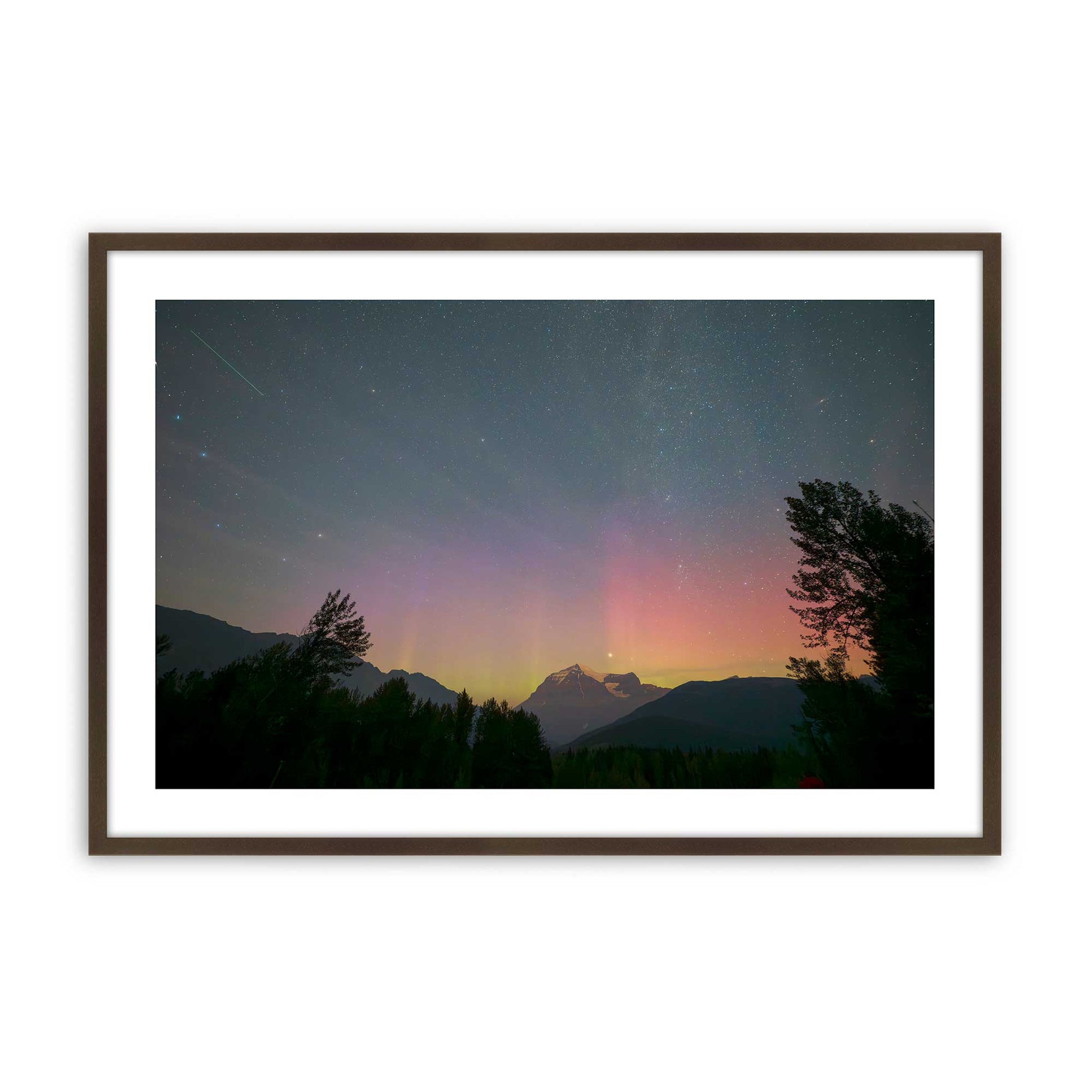 [Color:Belvinder Brown], Picture of art in a Belvinder Brown frame