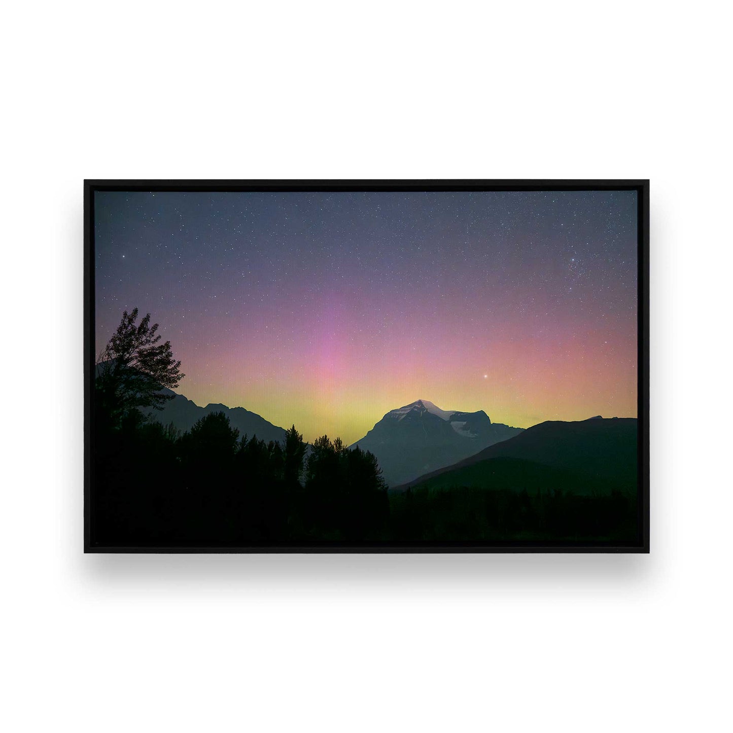 [Color:Satin Black], Picture of art in a Satin Black frame