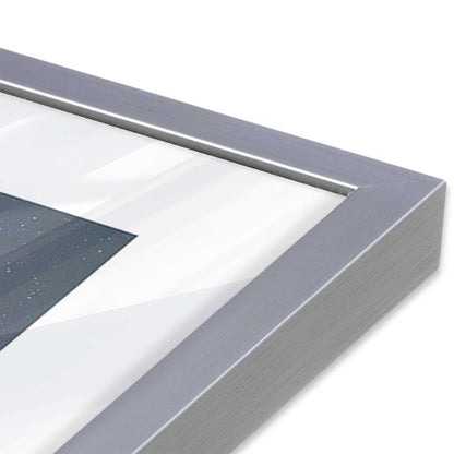 [Color:Polished Chrome], Picture of art in a Polished Chrome frame at an angle