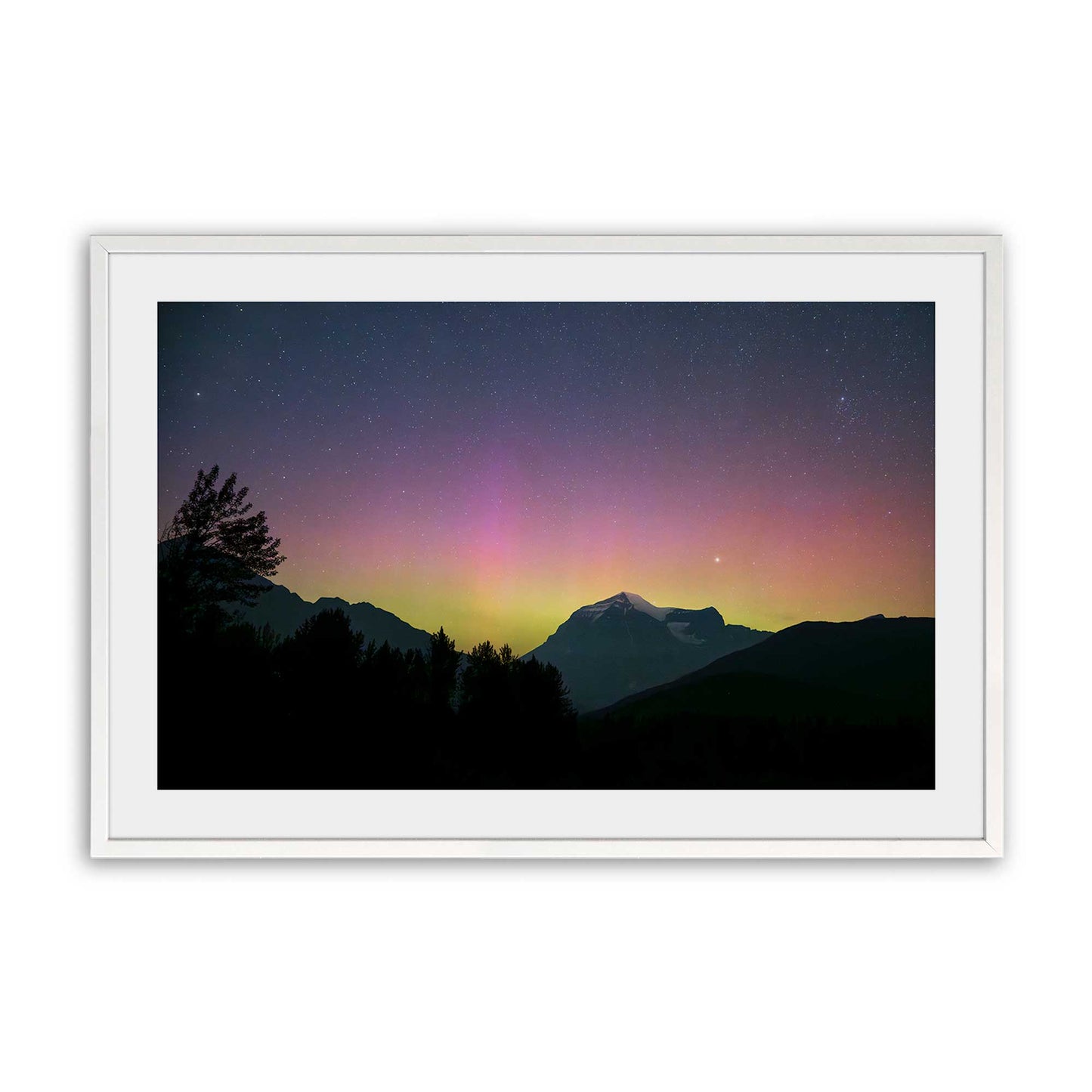 [Color:Opaque White], Picture of art in a Opaque White frame