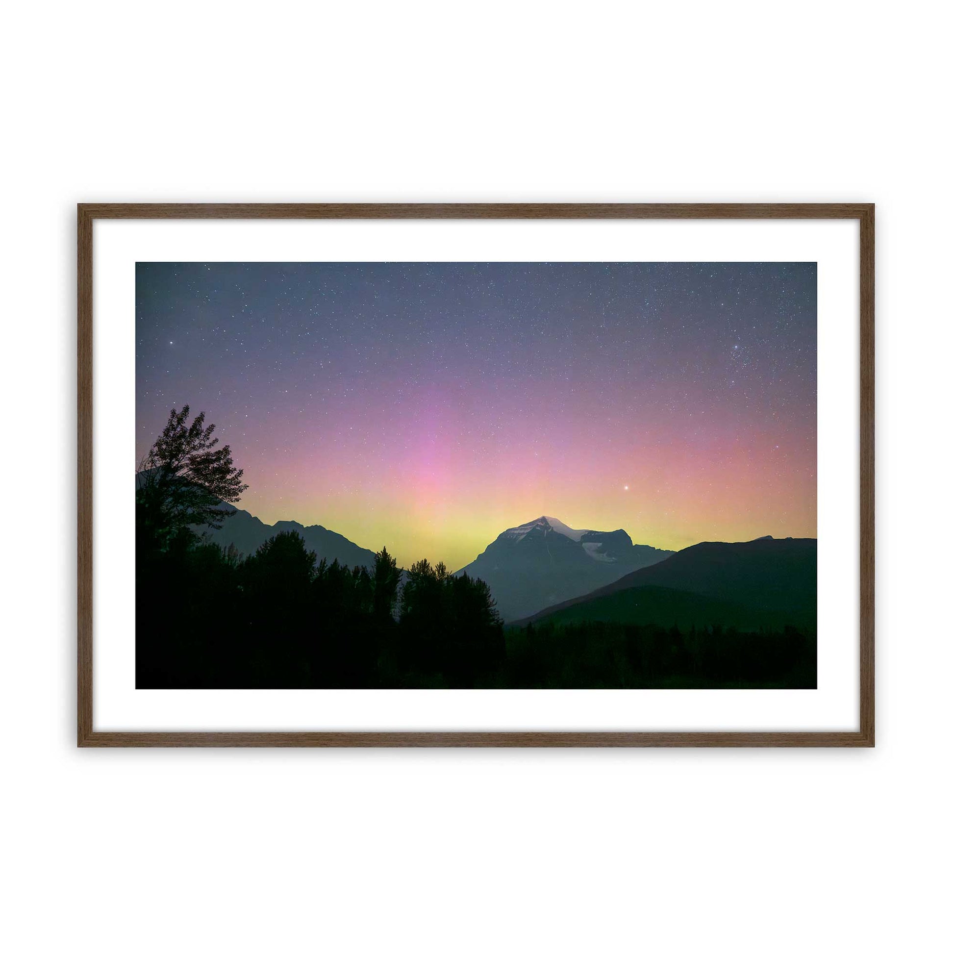 [Color:Walnut], Picture of art in a Walnut frame