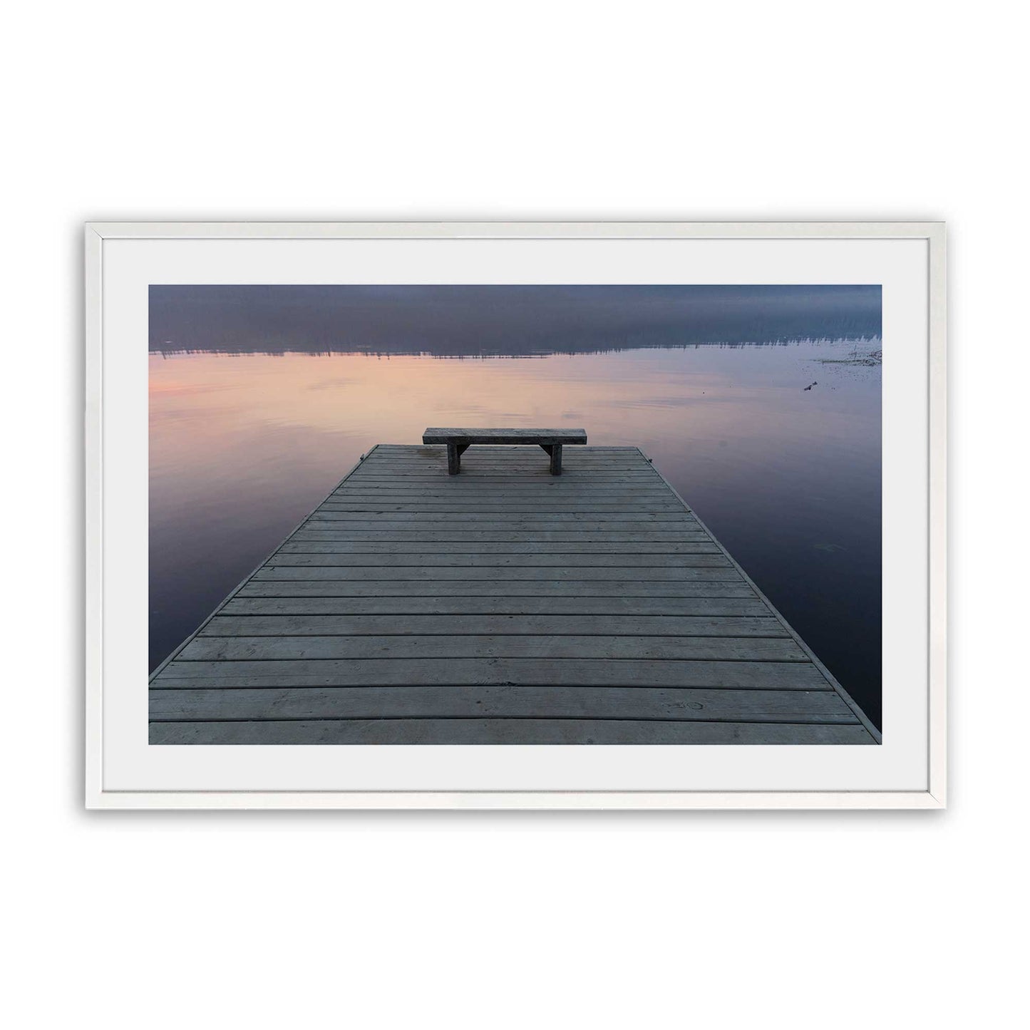 [Color:Opaque White], Picture of art in a Opaque White frame