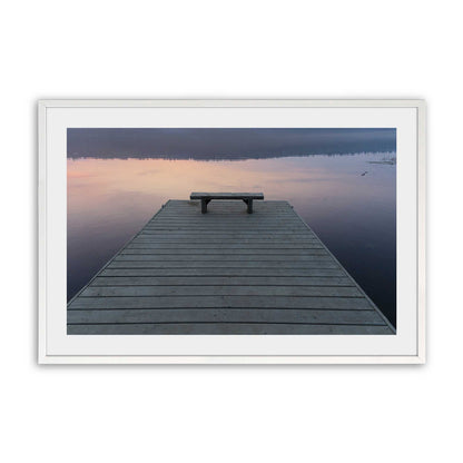 [Color:Opaque White], Picture of art in a Opaque White frame