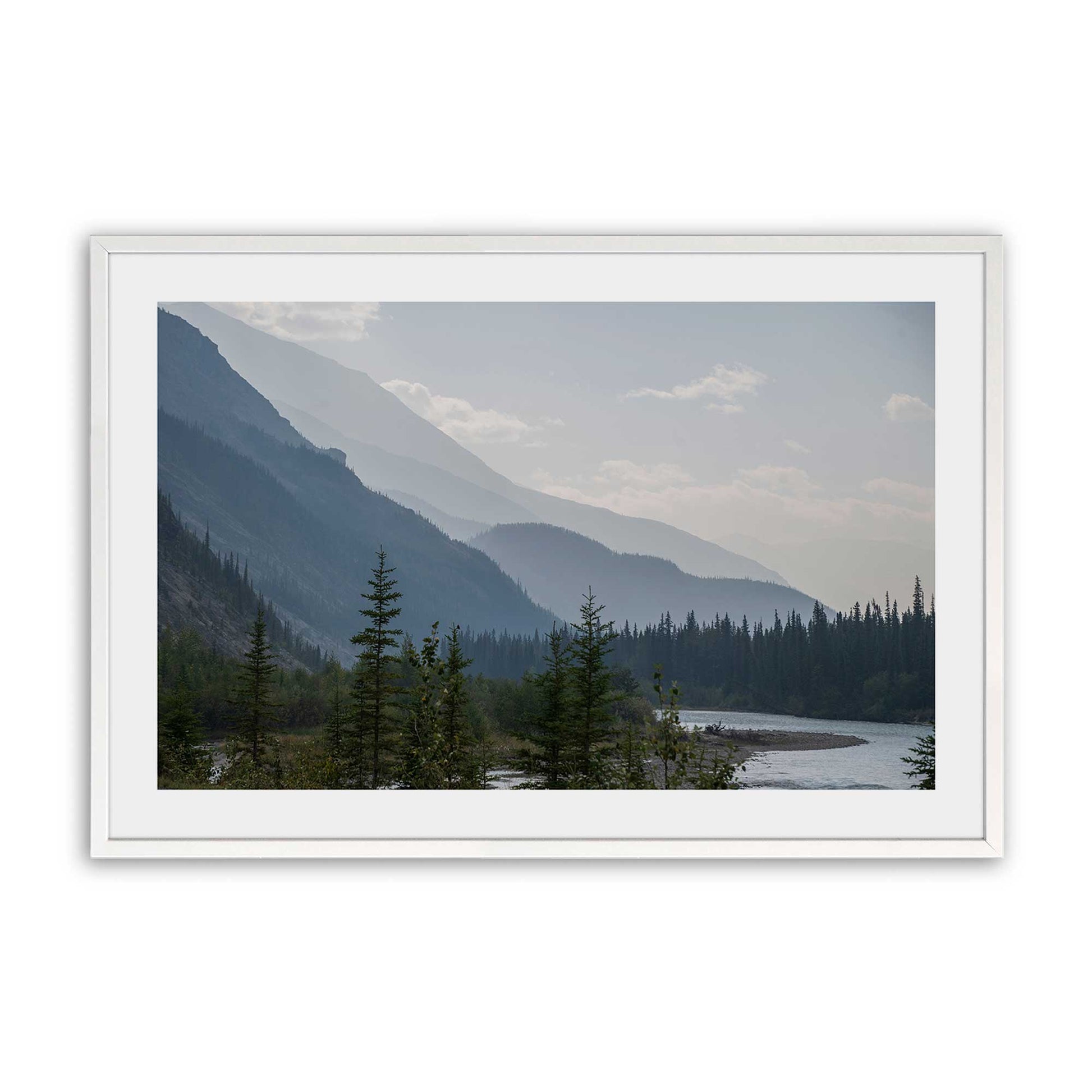 [Color:Opaque White], Picture of art in a Opaque White frame
