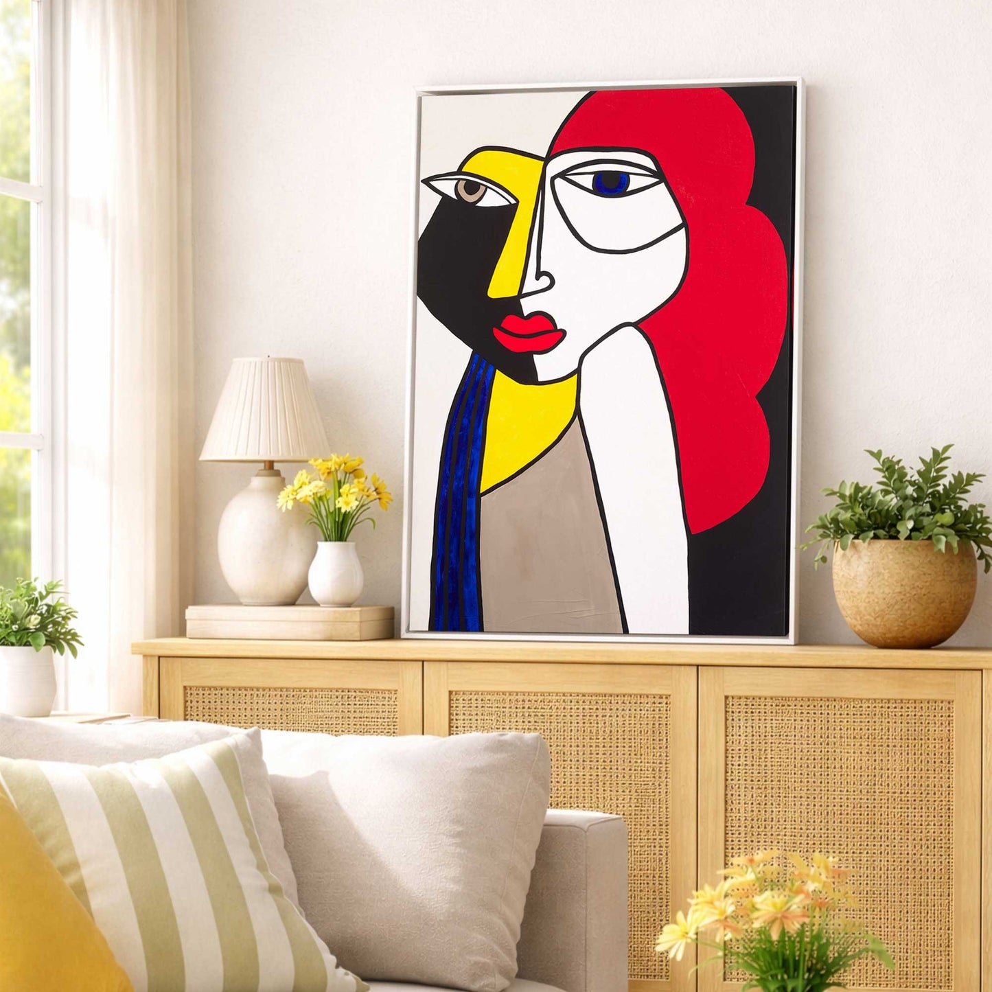 Picture of art in a room