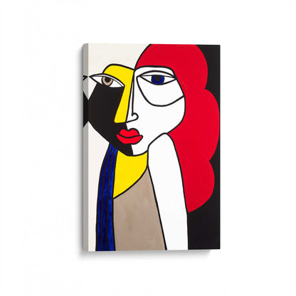 [Color:Stretched Canvas], Picture of art at an angle