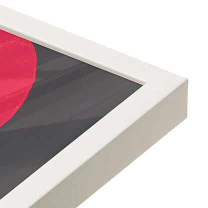 [Color:Opaque White], Picture of art in a Opaque White frame at an angle