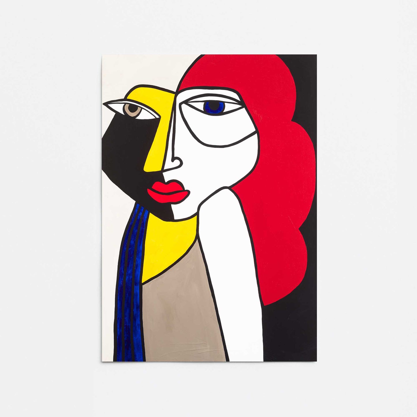 [Color:Rolled Print], Picture of close up of art