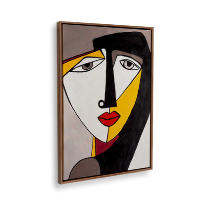[Color:Walnut], Picture of the corner of the art