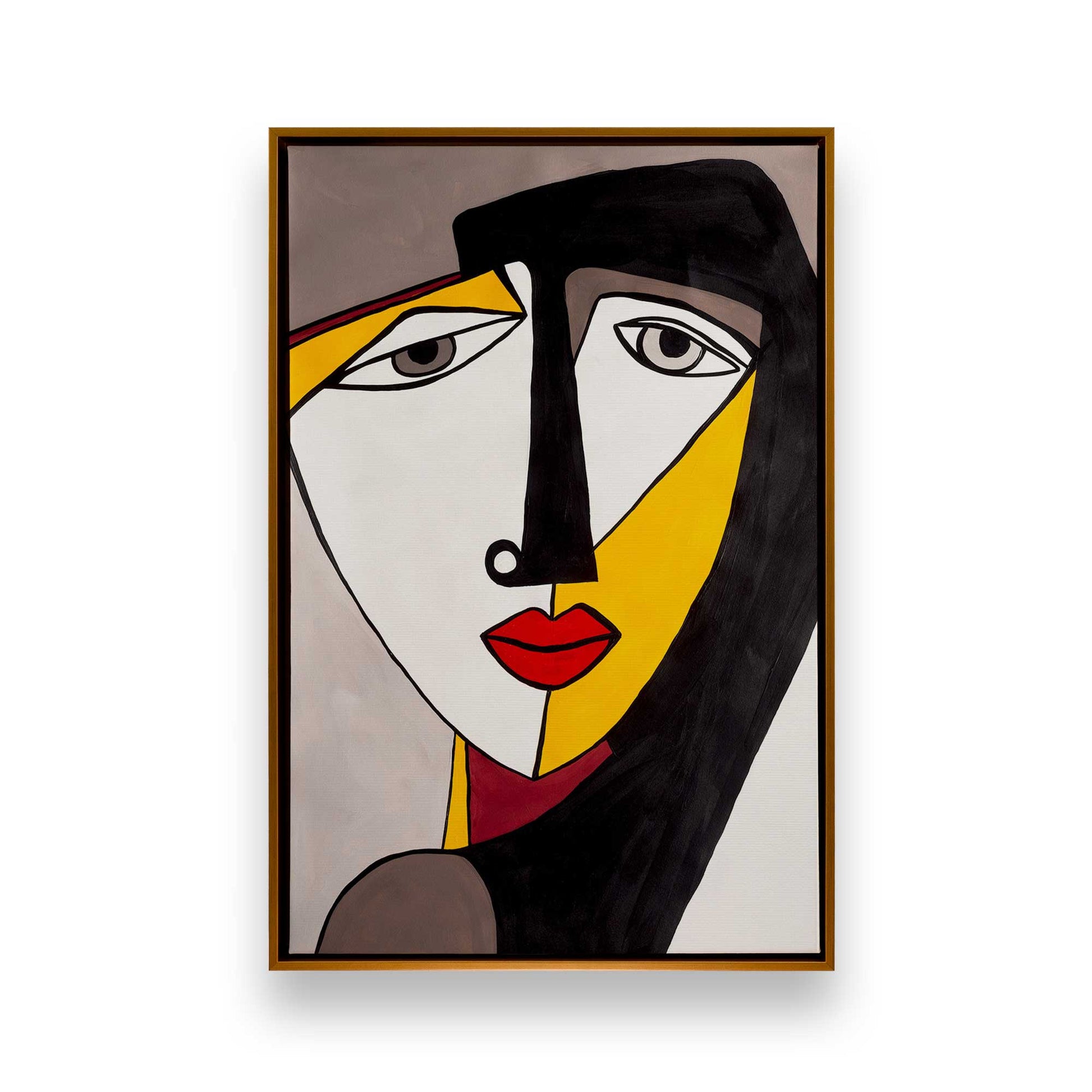 [Color:Polished Gold], Picture of art in a Polished Gold frame