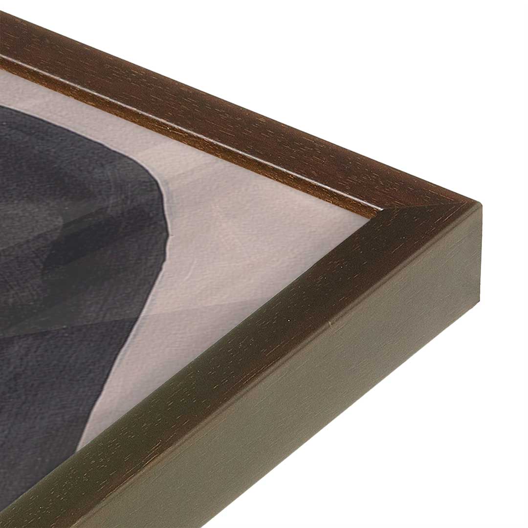 [Color:Belvinder Brown], Picture of art in a Belvinder Brown frame at an angle