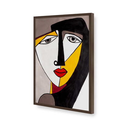 [Color:Belvinder Brown], Picture of art in a Belvinder Brown frame of the corner