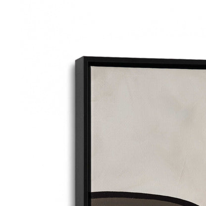 [Color:Satin Black], Picture of art in a Satin Black frame at an angle