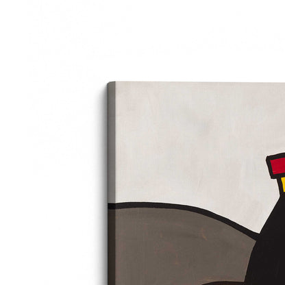 [Color:Stretched Canvas], Picture of the corner of the art