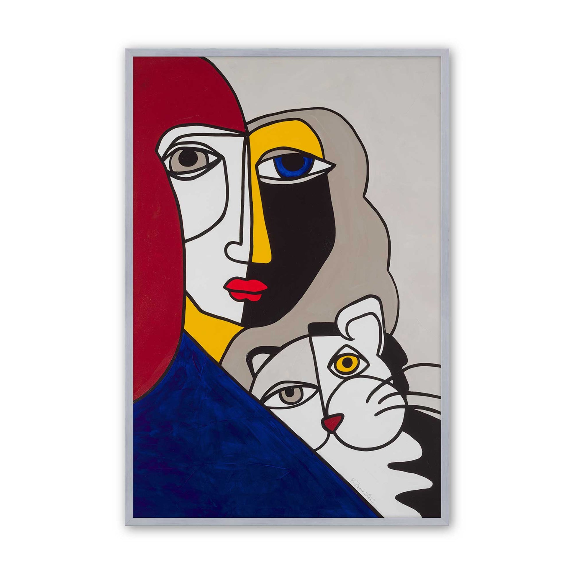 [Color:Polished Chrome], Picture of art in a Polished Chrome frame